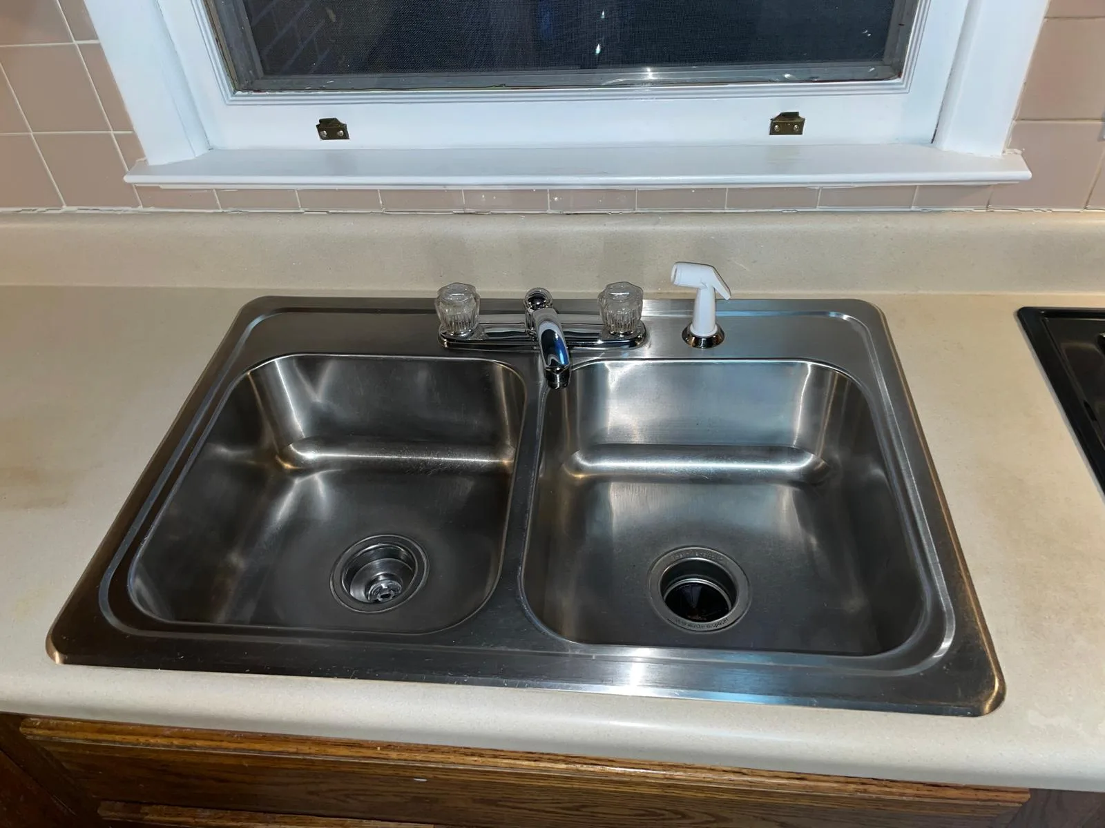 After cleaning: Kitchen Sink