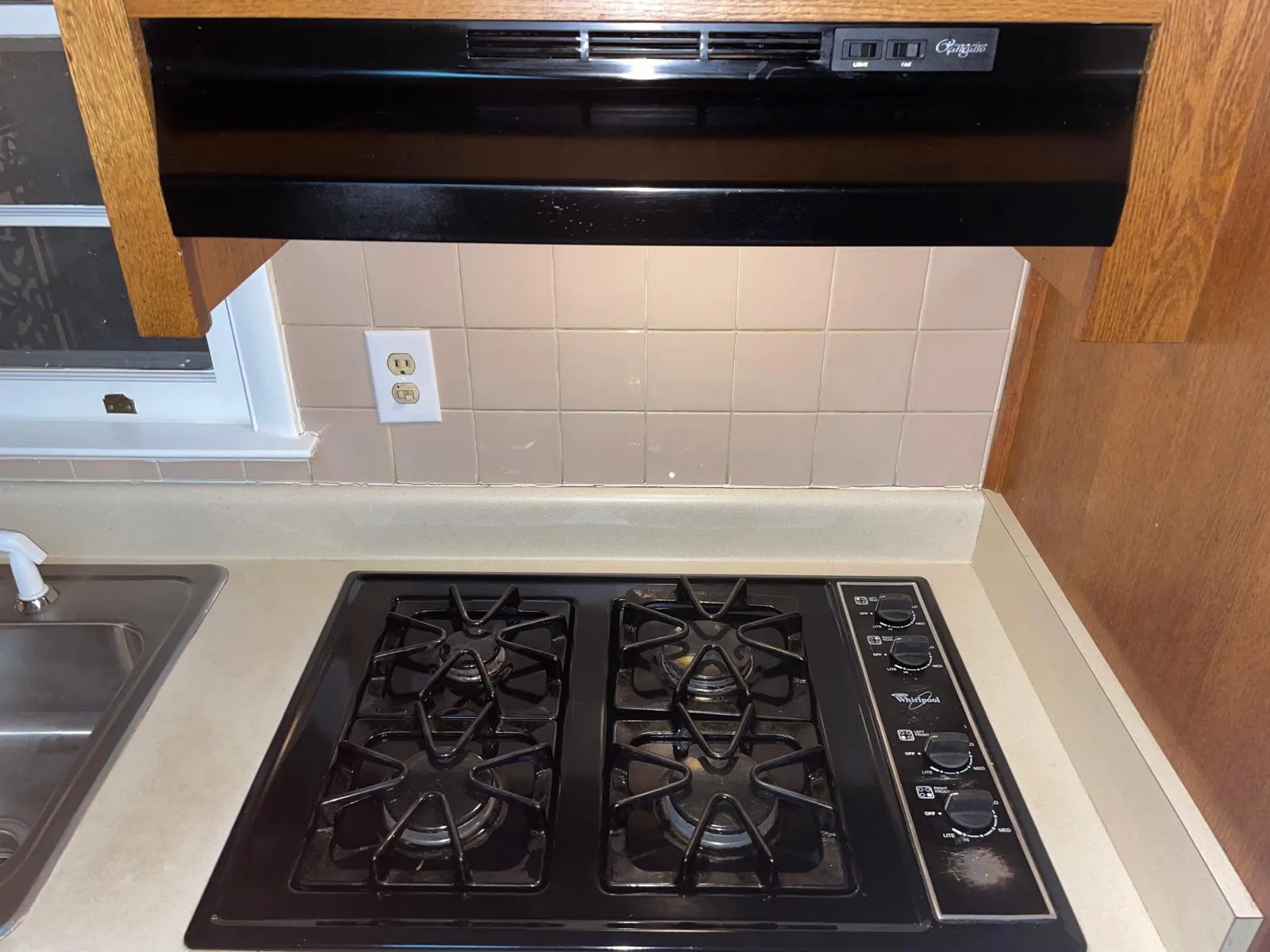 After cleaning: Stovetop